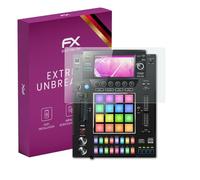 atFoliX Protection Écran Film de verre en plastique compatible avec Pioneer DJS-1000 Verre film protecteur, 9H Hybrid-Glass FX Protection Écran en Verre trempé de plastique