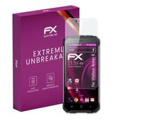 atFoliX Protection Écran Film de verre en plastique compatible avec Ulefone Armor X Verre film protecteur, 9H Hybrid-Glass FX Protection Écran en Verre trempé de plastique