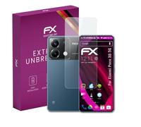 atFoliX Protection Écran Film de verre en plastique compatible avec Xiaomi Poco X6 5G Verre film protecteur, 9H Hybrid-Glass FX Protection Écran en Verre trempé de plastique