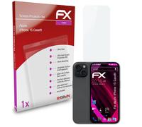 atFoliX Verre film protecteur pour Apple iPhone 15 Casefit 9H Hybride-Verre