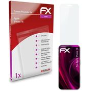 atFoliX Verre film protecteur pour Apple iPhone 16 9H Hybride-Verre