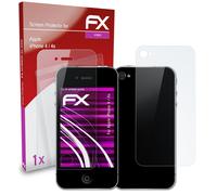 atFoliX Verre film protecteur pour Apple iPhone 4 / 4s 9H Hybride-Verre