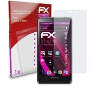 atFoliX Verre film protecteur pour Sony Xperia T (Mint) 9H Hybride-Verre