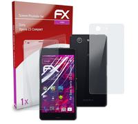 atFoliX Verre film protecteur pour Sony Xperia Z3 Compact 9H Hybride-Verre