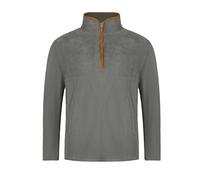 Atforna Pull en polaire pour homme - Demi-fermeture éclair - Veste polaire avec poches - Automne - Hiver - Veste demi-saison - Micropolaire - Sweat-shirt d'extérieur