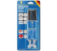ATG® Colle epoxy 25ml - Adhésif forte haute résistance transparente & polyvalente - Colle-epoxy bi-composant pour métal verre plastique - Séchage rapide & durable - Adhésifs bi composant plastique