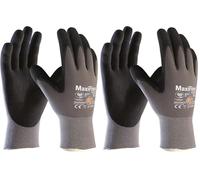 ATG Glove Solutions 42-874/08 HS Gant de Travail Sécurité - Confortable - MaxiFlex Ultimate AD-APT - Taille 8 / M (Lot de 2)