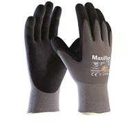 ATG Glove Solutions 42-874/09 HS Gant de Travail Sécurité - Confortable - MaxiFlex Ultimate AD-APT - Taille 9 / L Noir/Gris