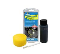 ATG® Teinture Cuir Noir - Teinture pour Cuir et Peinture Cuir - Entretien pour Siège et Volant de Voiture, Canapé, Chaussure, Veste et Autre Vêtements - renovateur Cuir Voiture - Peinture pour Cuir