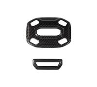 ATGCBCAUF Lampe de Lecture de Voiture Pour Jeep Pour Wrangler JL Pour Gladiator JT 2018 2019 2020 2021 2022 2023 Autocollants Décoratifs Pour Lampe De Lecture De Voiture(Carbon fiber look)
