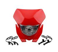 ATGCBCAUF Phares Avant pour Moto pour KLX 230 250 150 110R 230R Phare De Moto Phare De Dirt Bike Phare De Motocross(Red)