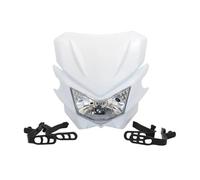 ATGCBCAUF Phares Avant pour Moto pour KLX 250 150 450 12V Phare De Moto Phare De Pit Bike Phare Universel Phare De Motocross(Blanc)