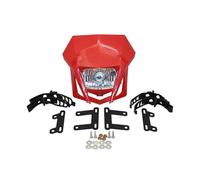 ATGCBCAUF Phares Avant pour Moto pour Suzuki DRZ RMZ RM 85 125 250 Phare De Moto Tout-Terrain Carénage De Phare Universel Phare De Motocross(Red)