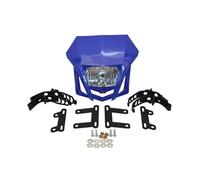ATGCBCAUF Phares Avant pour Moto pour XR CRF 150 230 250 450 Phare Avant Universel pour Moto Tout-Terrain Phare De Carénage Phare De Motocross(Blue)