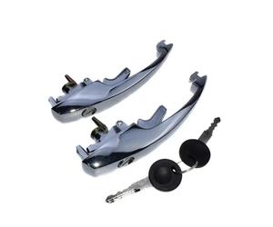 ATGCBCAUF Poignée De Porte Décorative 1 Pièce 1H0905855 113898205M 113837205M Poignées De Porte Gauche Et Droite Deux Clés Pour VW Pour Coccinelle 1968-1979