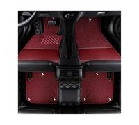 ATGCBCAUF pour P&orsche pour Cayman 2012-2016 Tapis De Sol Imperméables Personnalisés À Double Couche pour Voiture Tapis De Sol Voiture(Black Red,2013-2016)