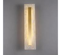 ATGQBCF Appliques murales Applique Murale Luxe Post-moderne En Cuivre Et Marbre Luminaire Décoratif D'intérieur Idéal Pour Un Salon Restaurant Ou Une Chambre À Coucher Or Indoor Wall Lamp(A)