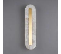 ATGQBCF Appliques murales Applique Murale Luxe Post-moderne En Cuivre Et Marbre Luminaire Décoratif D'intérieur Idéal Pour Un Salon Restaurant Ou Une Chambre À Coucher Or Indoor Wall Lamp(C)