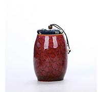 ATGQBCF Urne pour Animaux Urnes De Crémation en Céramique Funérailles Pet Chat Chien Mémorial Souvenir Cendres Conteneur Bocaux Cercueil Columbarium Monuments Funéraires(2)