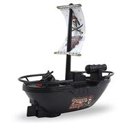Ath Modèle de Bateau Baignoire Bateau Pirate Piscine pour Enfants Bateau Pirate électrique pour Enfants Voyage en Eau Modèle de Cuirassé Jouets Noir Cm (noir)