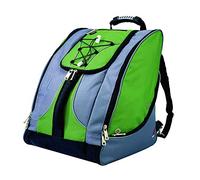 Athalon 330 Sac à Chaussures de Ski Mixte, Vert/Gris, 17" x 15" x 14"