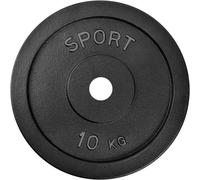 AtHaus Bad Company Disques de poids en fonte Diamètre 30 mm 1,25 kg 2,5 kg 5 kg 10 kg 20 kg