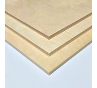 AtHaus Contreplaqué 10mm | Panneaux multiplis | Feuilles de bois | Panneaux en bois | Contreplaqué bouleau | Découpes au choix: 80x80 cm