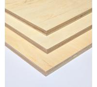 Athaus® Contreplaqué 12mm - Panneaux multiplis - Feuilles de bois - Panneaux en bois - Contreplaqué bouleau - Découpes au choix: 90x80 cm
