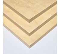 AtHaus Contreplaqué 15mm | Panneaux multiplis | Feuilles de bois | Panneaux en bois | Contreplaqué bouleau | Découpes au choix: 40x20 cm