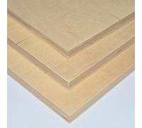 AtHaus Contreplaqué 18mm | Panneaux multiplis | Feuilles de bois | Panneaux en bois | Contreplaqué bouleau | Découpes au choix: 100x30 cm