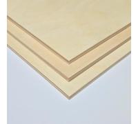 AtHaus Contreplaqué 8mm | Panneaux multiplis | Feuilles de bois | Panneaux en bois | Contreplaqué bouleau | Découpes au choix: 80x30 cm