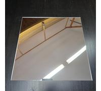 AtHaus Miroir Acrylique 3 mm Verre acrylique Carreaux de Miroir, Miroir incassable, Miroir décoratif en plastique sans cadre, Tailles et découpe au choix, COULEUR : argent, Taille : 70 x 50 cm