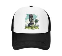 ATHBUPHMU Îlede Pâques Chile Cam ping Mesh Casquettes de Baseball Femmes Camping Garçon Coquette de Plage Casquette de Camionneur