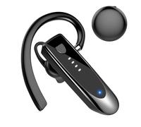 Atheewon Oreillette Bluetooth sans Fil Dual Mic V5.4 Main Libre Bluetooth Oreillette avec 25H de Temps de Conversation, 180H en Veille, Casques Mono Écouteur pour Conduite/Affaires/Bureau (Noir)