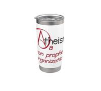 Atheism A Non Prophète Organisation Organisations à but non lucratif Gobelet isotherme en acier inoxydable double paroi