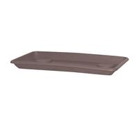 Blim Anthea Soucoupe rectangulaire pour jardinière Marron foncé 100 cm