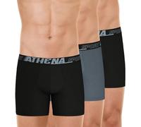 Athena - Boxer Homme - Lot de 3 - Sport Air Fit - Oeko-TEX® - Maintien Optimal - Ultra Ventilation