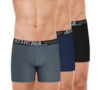 Athena - Boxer Homme - Lot de 3 - Sport Air Fit - Oeko-TEX® - Maintien Optimal - Ultra Ventilation