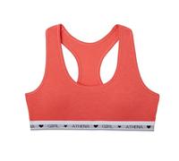 Athena - Brassière Athena Fille - Brassière Dos Nageur, Coques Amovibles, Élastique Griffé Athena - Coton Modal Ultra Doux - Label Oeko-TEX® Standard 100