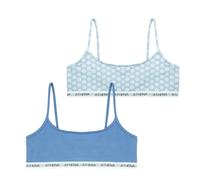 Athena - Brassière Fille - Lot de 2 - My Petit Prix - Oeko-TEX® - Imprimé + Uni - Fines Bretelles