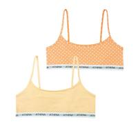 Athena - Brassière Fille - Lot de 2 - My Petit Prix - Oeko-TEX® - Imprimé + Uni - Fines Bretelles