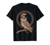 Athéna Chouette Ancienne Déesse Grecque Mythologie Mythologue T-Shirt