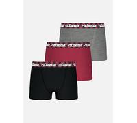 Athena Color LF59 sous-vêtement, Noir/Rouge/Gris, 12 Ans Garçon
