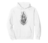 Athéna Déesse Grecque Chouette Bouclier Lance Mythologie Illustration Sweat à Capuche