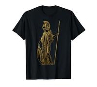 Athéna, déesse Grecque de la Sagesse et des Arts Minerve T-Shirt Graphique avec Valeur