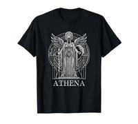 Athéna déesse grecque olympienne lignes géométriques Art T-Shirt