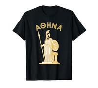 Athéna Dorée déesse grecque T-Shirt