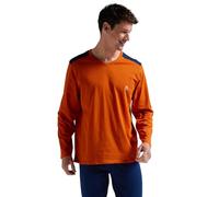 Athena - Ensemble Pyjama Long Homme, Ecopack- Jersey 100% Coton Respirant - T-Shirt Manches Longues + Pantalon - Label Oeko-TEX® Standard 100