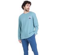 Athena - Ensemble Pyjama Long Homme, Homewear- Jersey 100% Coton Respirant - T-Shirt Manches Longues + Pantalon Jogging - Label Oeko-TEX® Standard 100