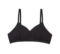 Soutien-gorge triangle croisé sans armatures femme Easy Seconde Peau Noir Noir S